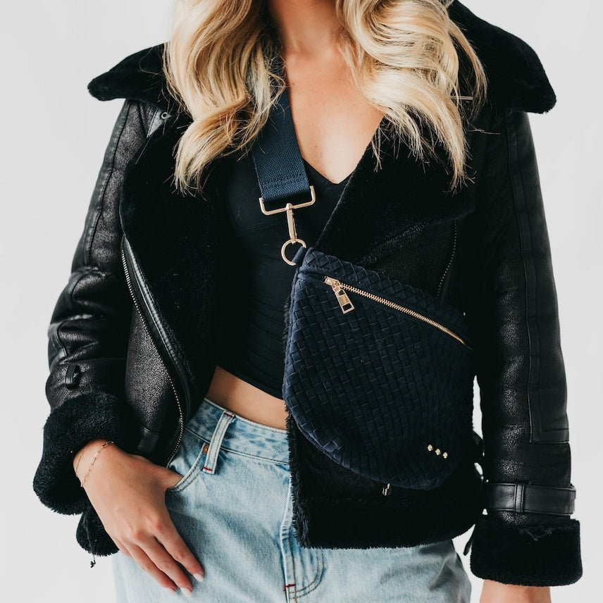 Pretty Simple Suede Westlyn Bum Bag