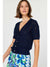 NYLAND Umeko Half Sleeve Cardigan W/ Pocket Detail