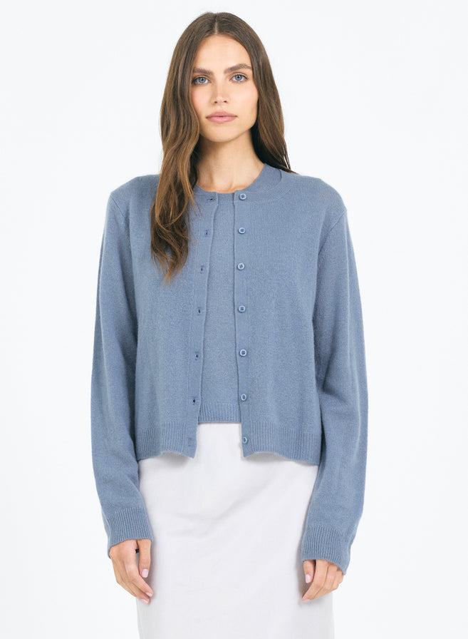 One Grey Day Forbes Cashmere Cardigan