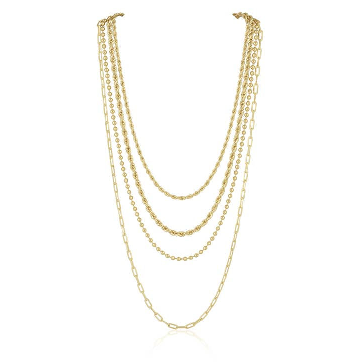 SAHIRA Callie Beaded Chain 16&quot;