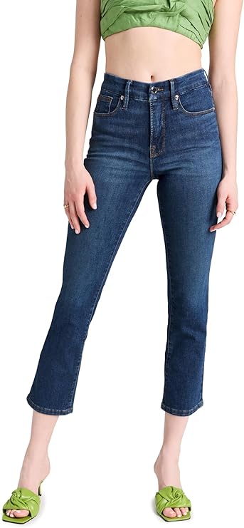 Good American Good Legs Straight Jeans in Blue004