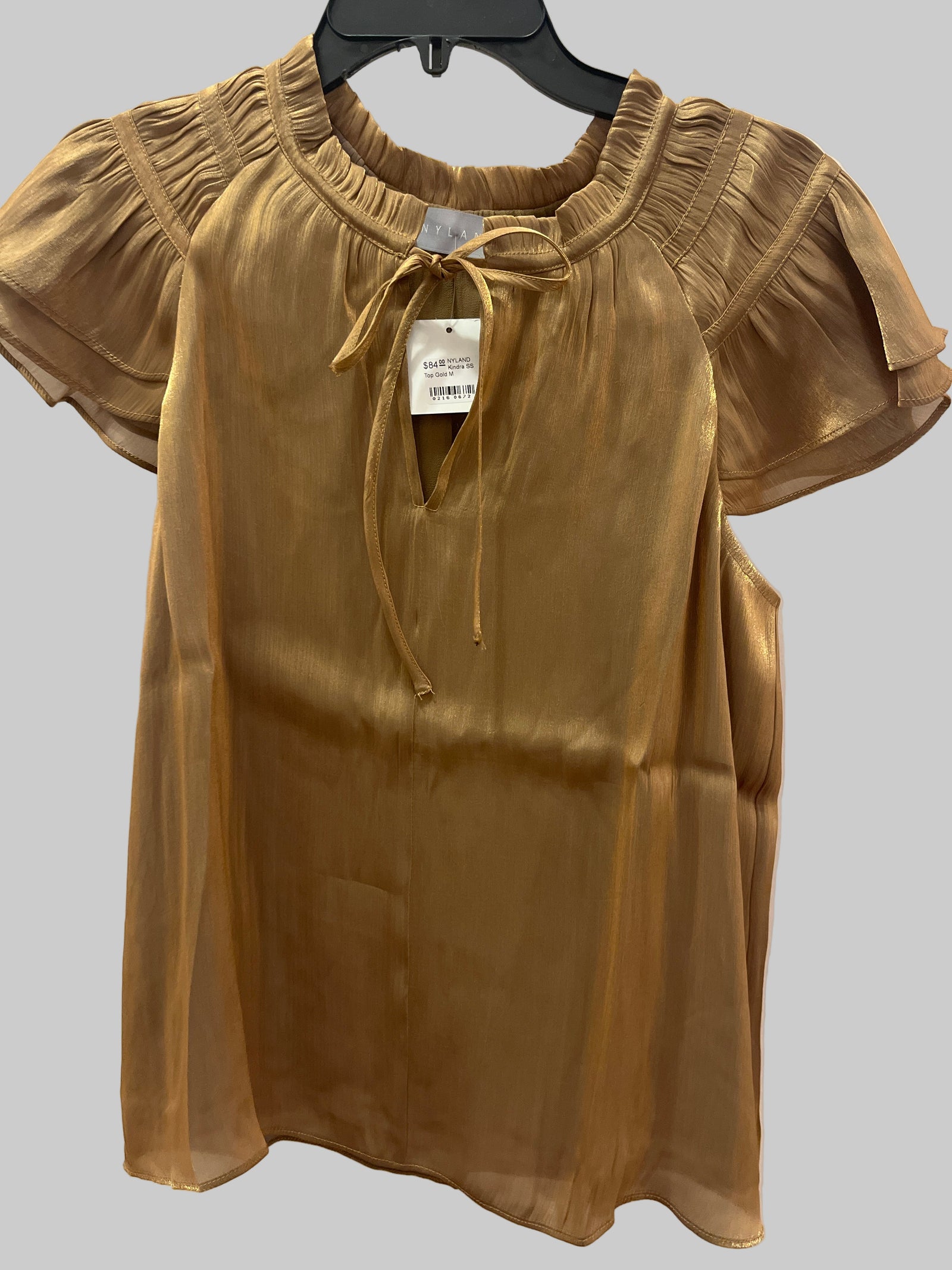 NYLAND Kindra SS Top Gold