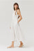 NYLAND Rin Solid Gauze Midi Dress Off White