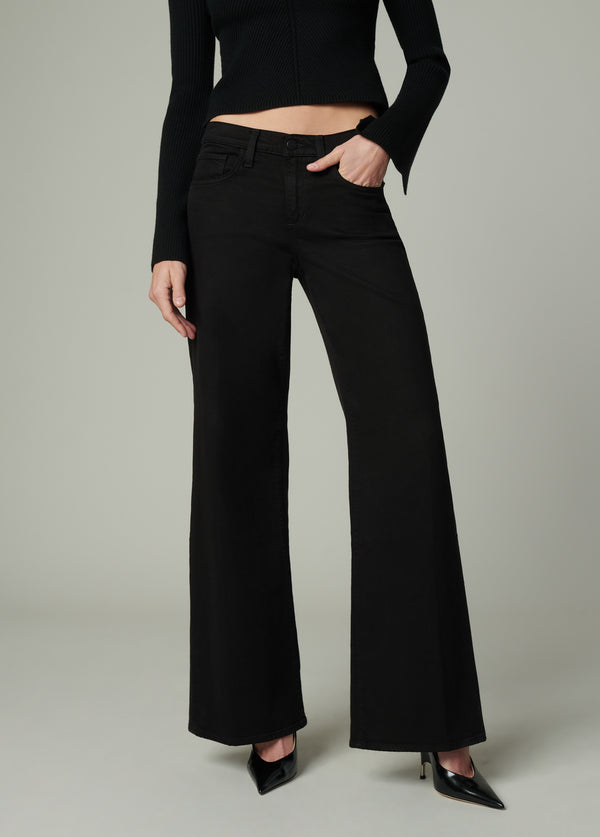 JOE&#39;S JEANS The Lou Lou Low Rise Wide Leg in Black
