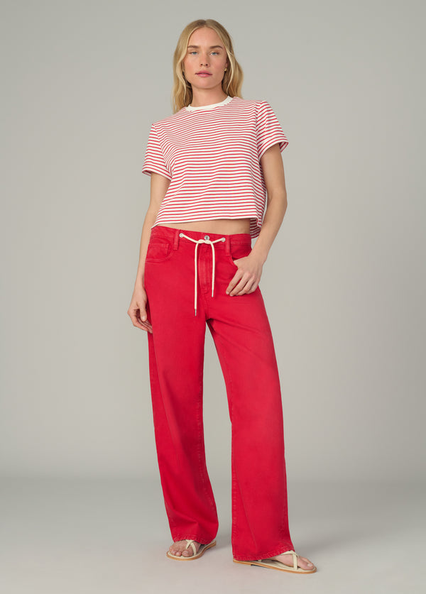 JOE'S JEANS The Ryan Draw Cord in Cherry Red