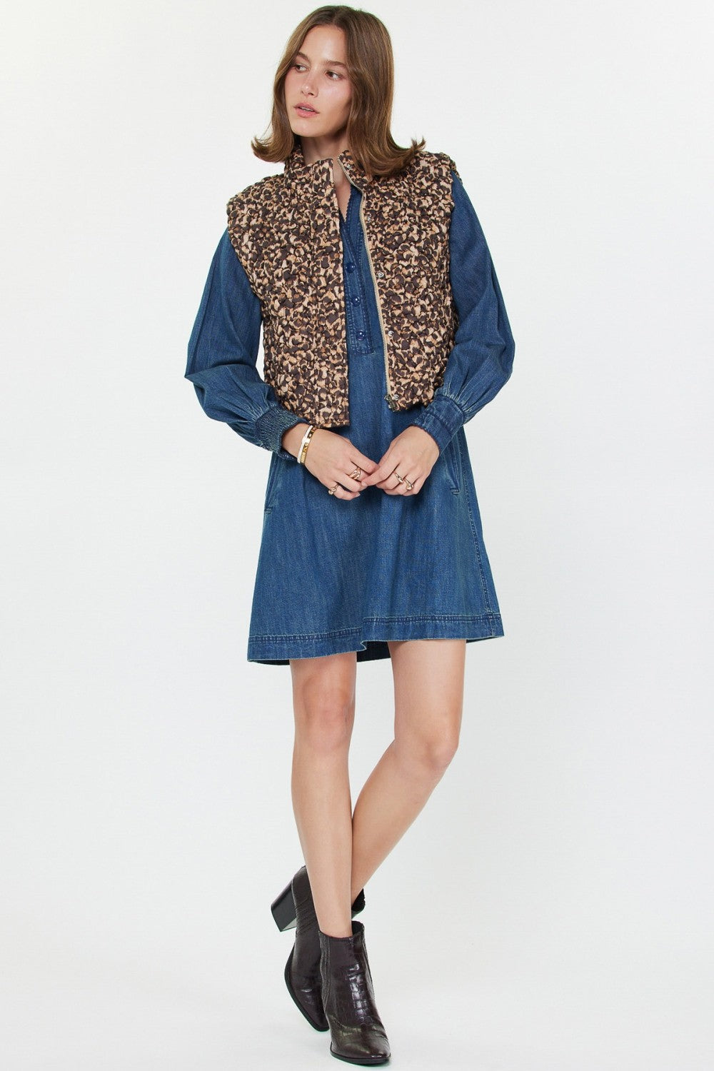 NYLAND Delice Cropped Quilting Vest