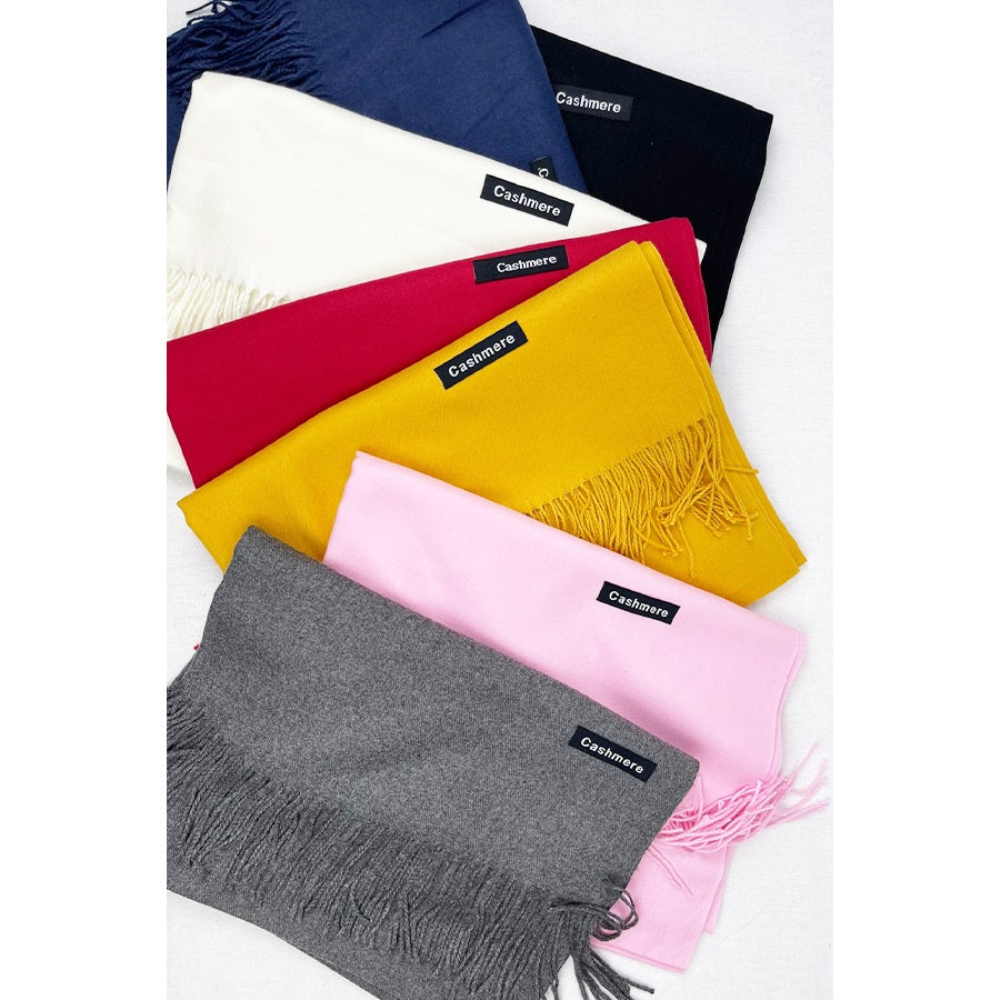 Love and Repeat Solid Cashmere Scarf