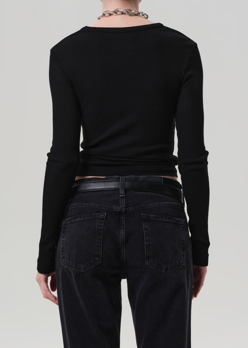 Citizens of Humanity Bina Crewneck Black