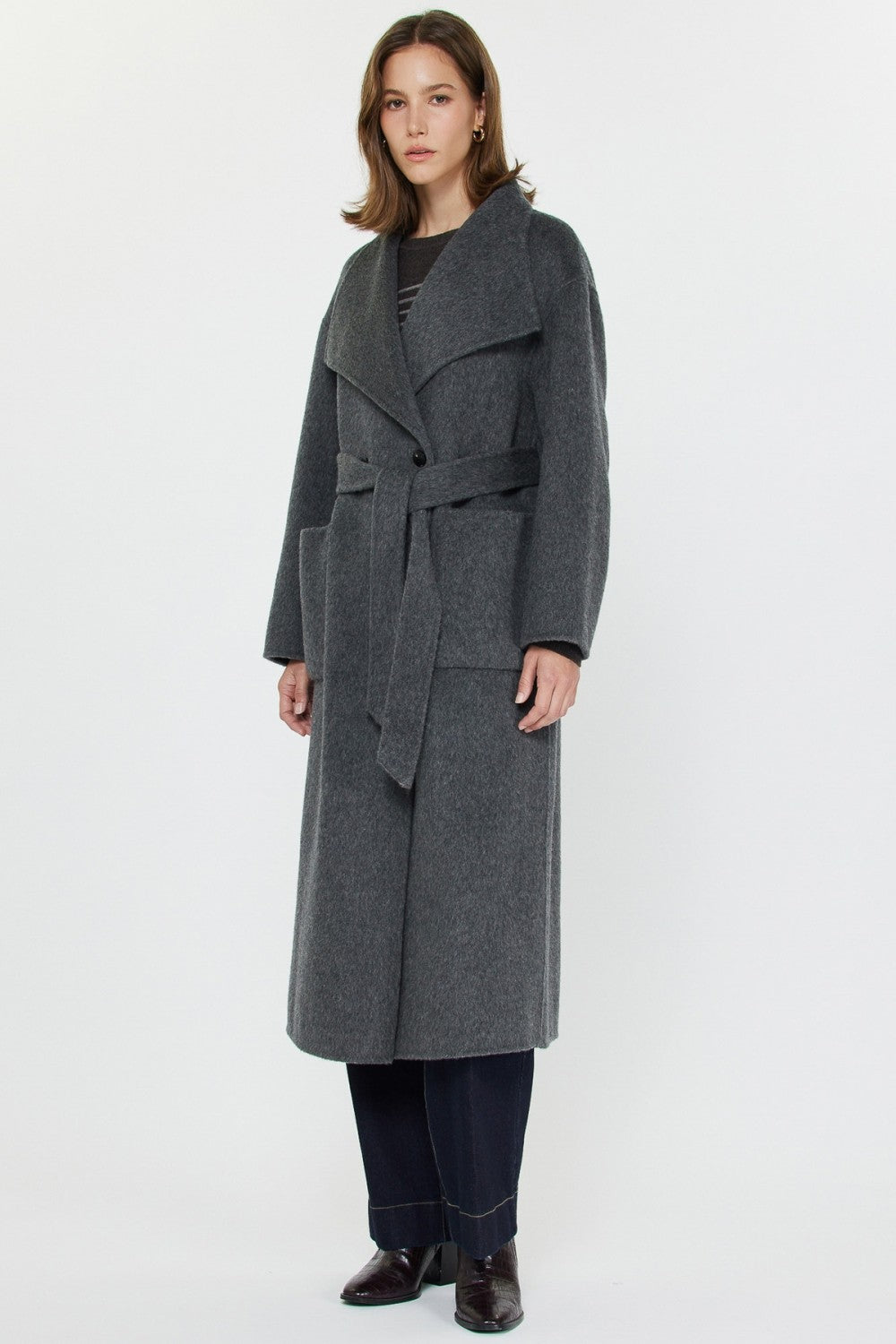NYLAND Dulcimer Handmade Wool Long Coat