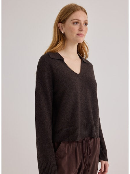 Bella Dahl Pullover Sweater w/ Collar