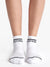 Mother Baby Steps Ankle in MWB White Black