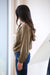 Bella Dahl Shirred Button Front Blouse Autumn Olive