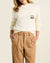 Birds of Paradis by Trovata Oksana Sweater Antique White