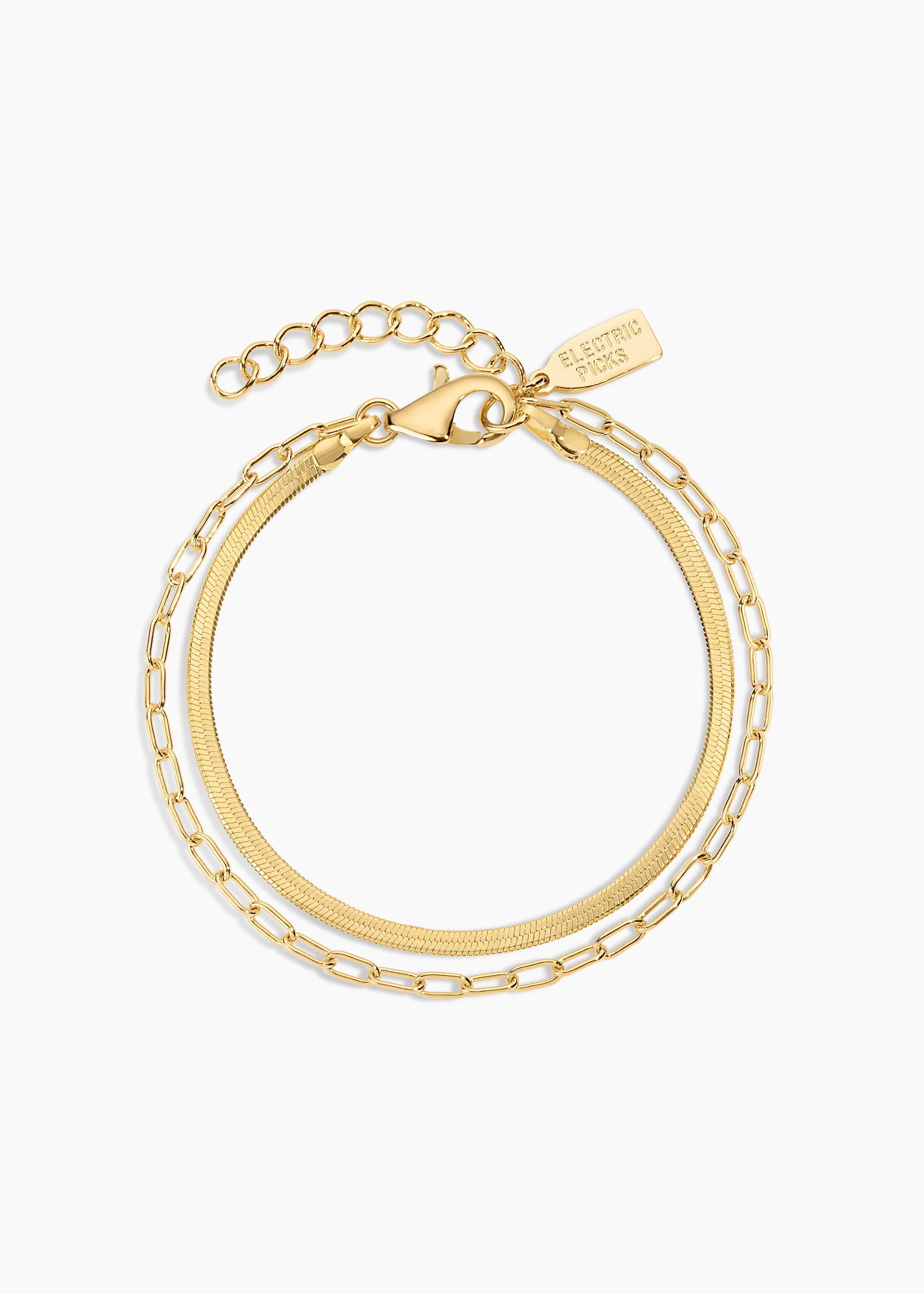 Electric Picks 2 Chains Bracelet