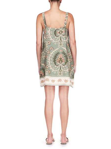 Sanctuary Tapestry Shift Dress in Mezzo Sage