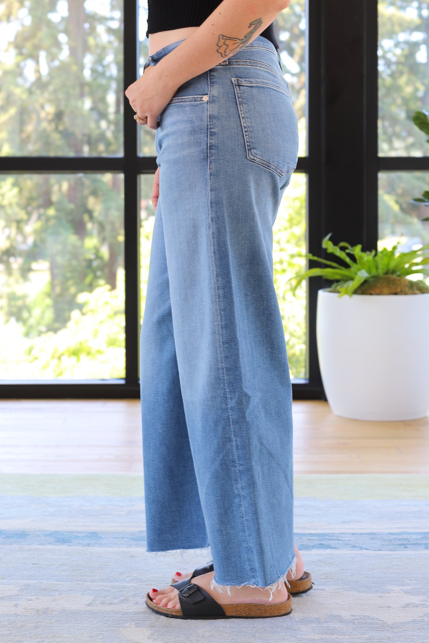 Citizens of Humanity Lyra Crop Wide Leg in Abliss