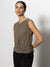 Sanctuary Draped Tank Burnt Olive