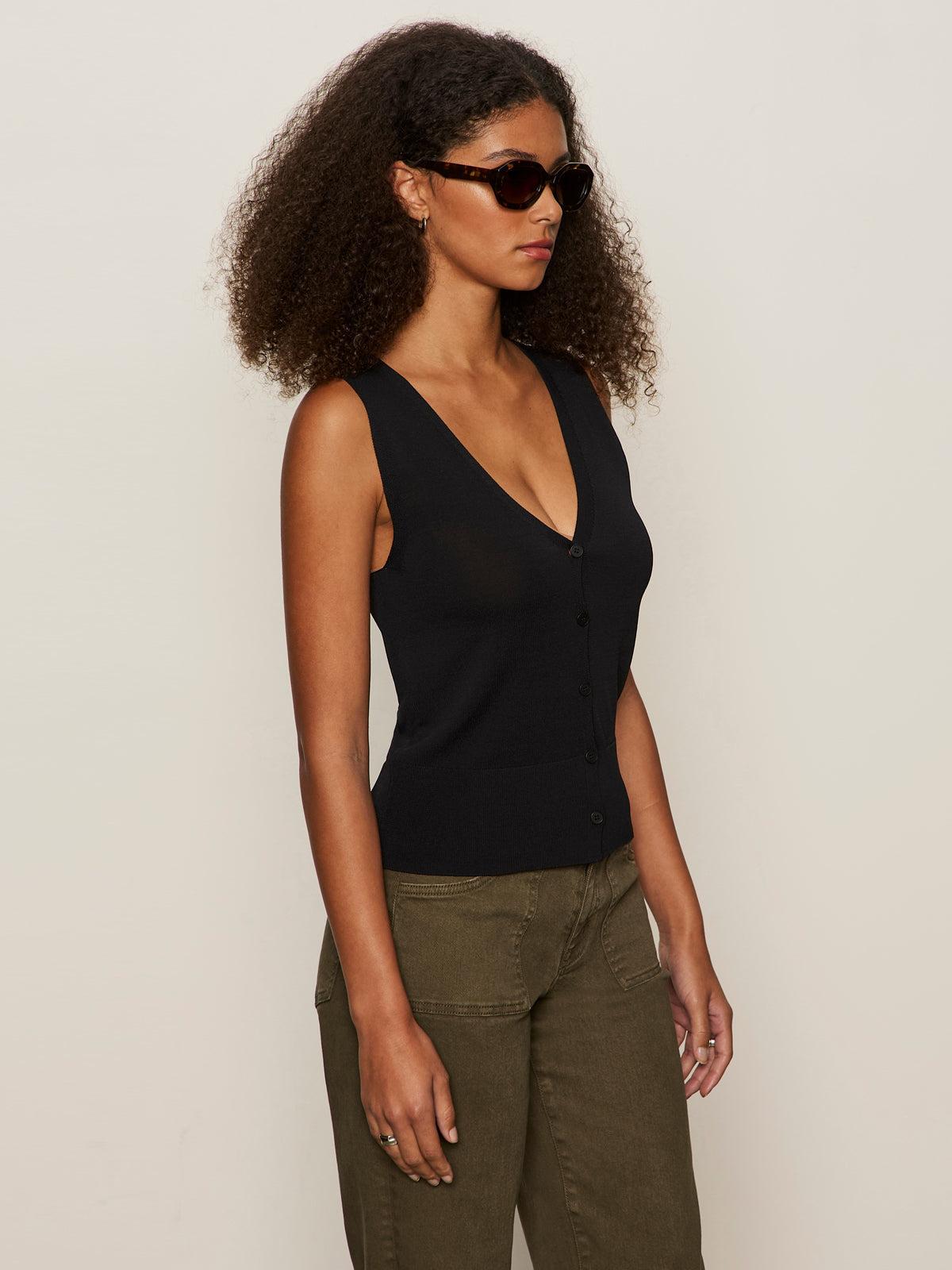 Sanctuary Knitted Button Front