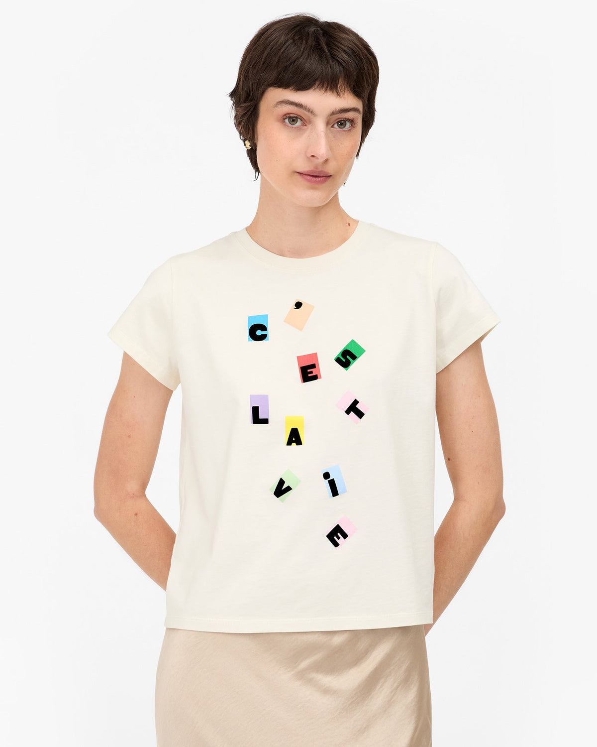 Clare V. C&#39;est La Vie Classic Tee