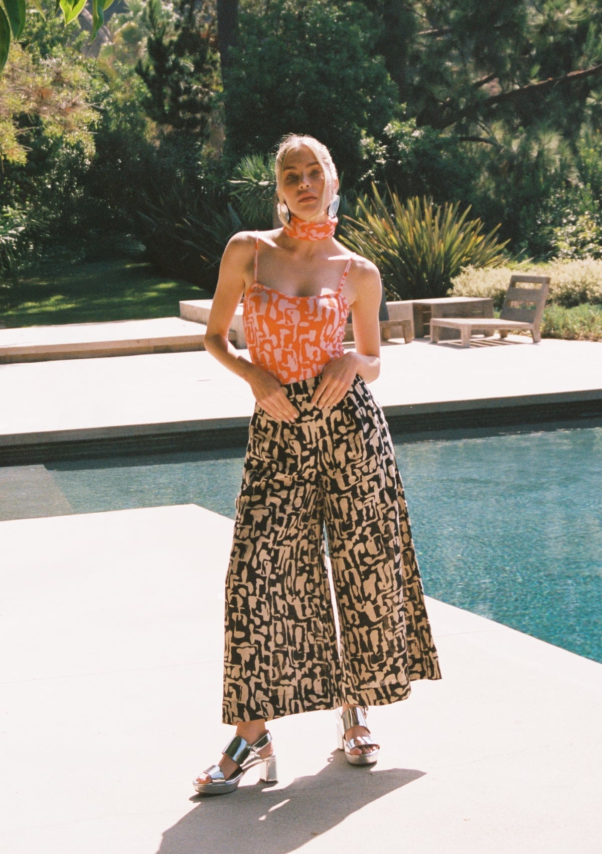 BEL KAZAN Atlas Pant in Cream Sahara