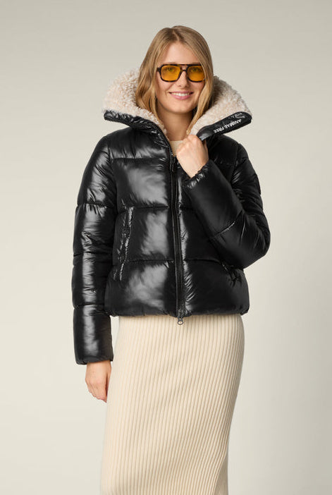 Save The Duck Moma Puffer Coat in Black