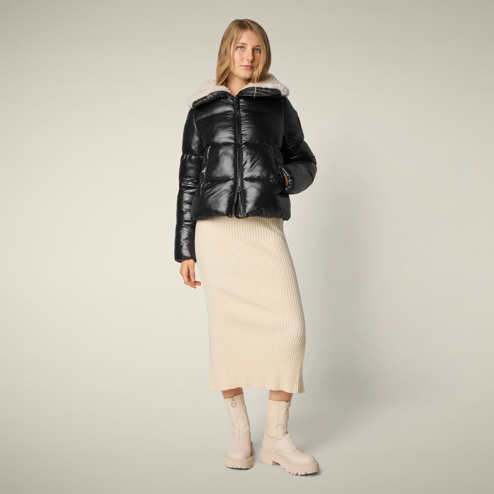 Save The Duck Moma Puffer Coat in Black