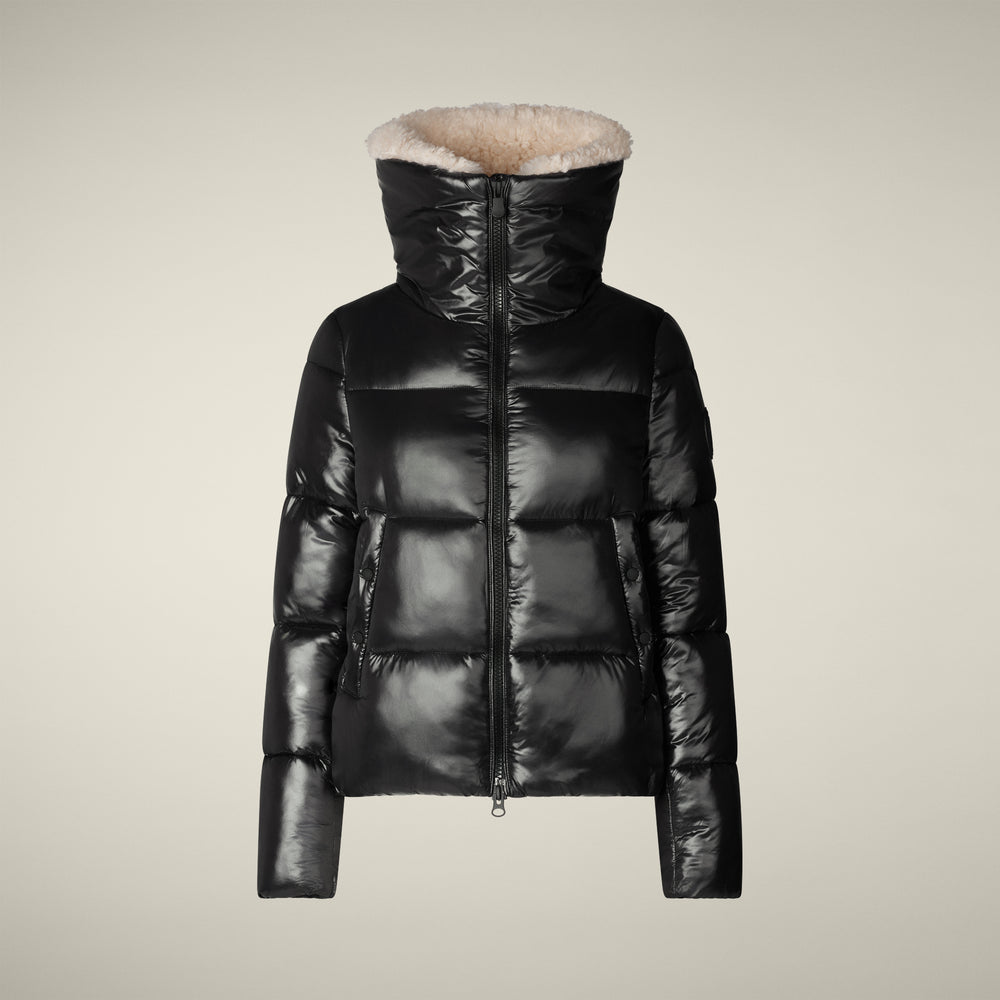 Save The Duck Moma Puffer Coat in Black