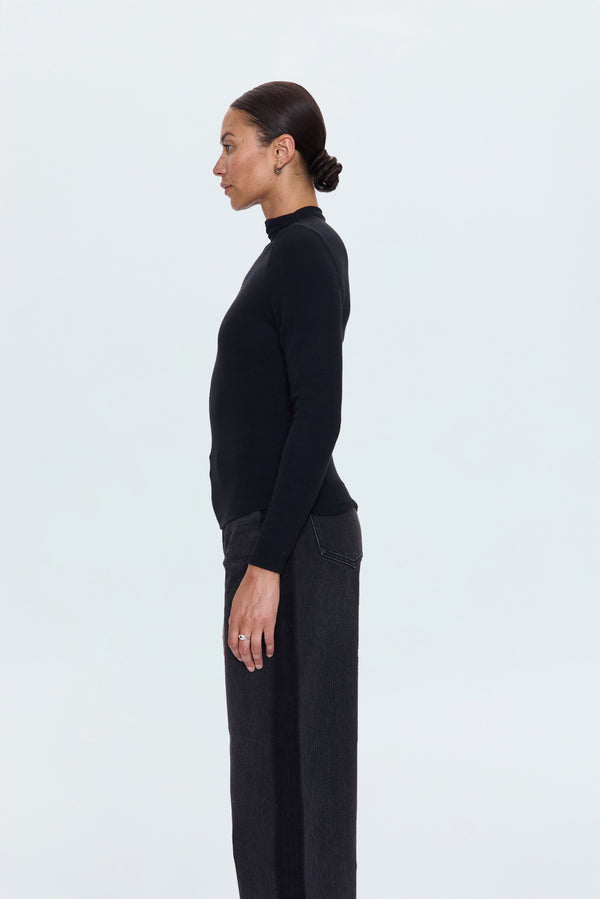 PISTOLA Dara LS Funnel Neck Top
