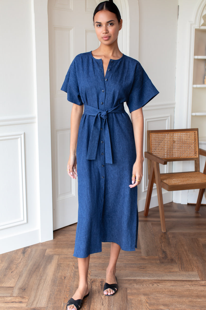 EMERSON FRY Desert Dress 2 Indigo