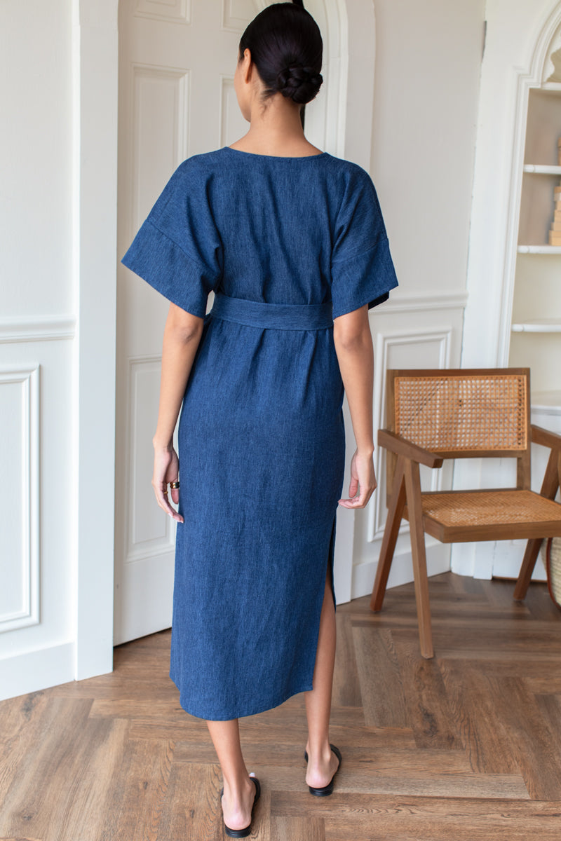 EMERSON FRY Desert Dress 2 Indigo