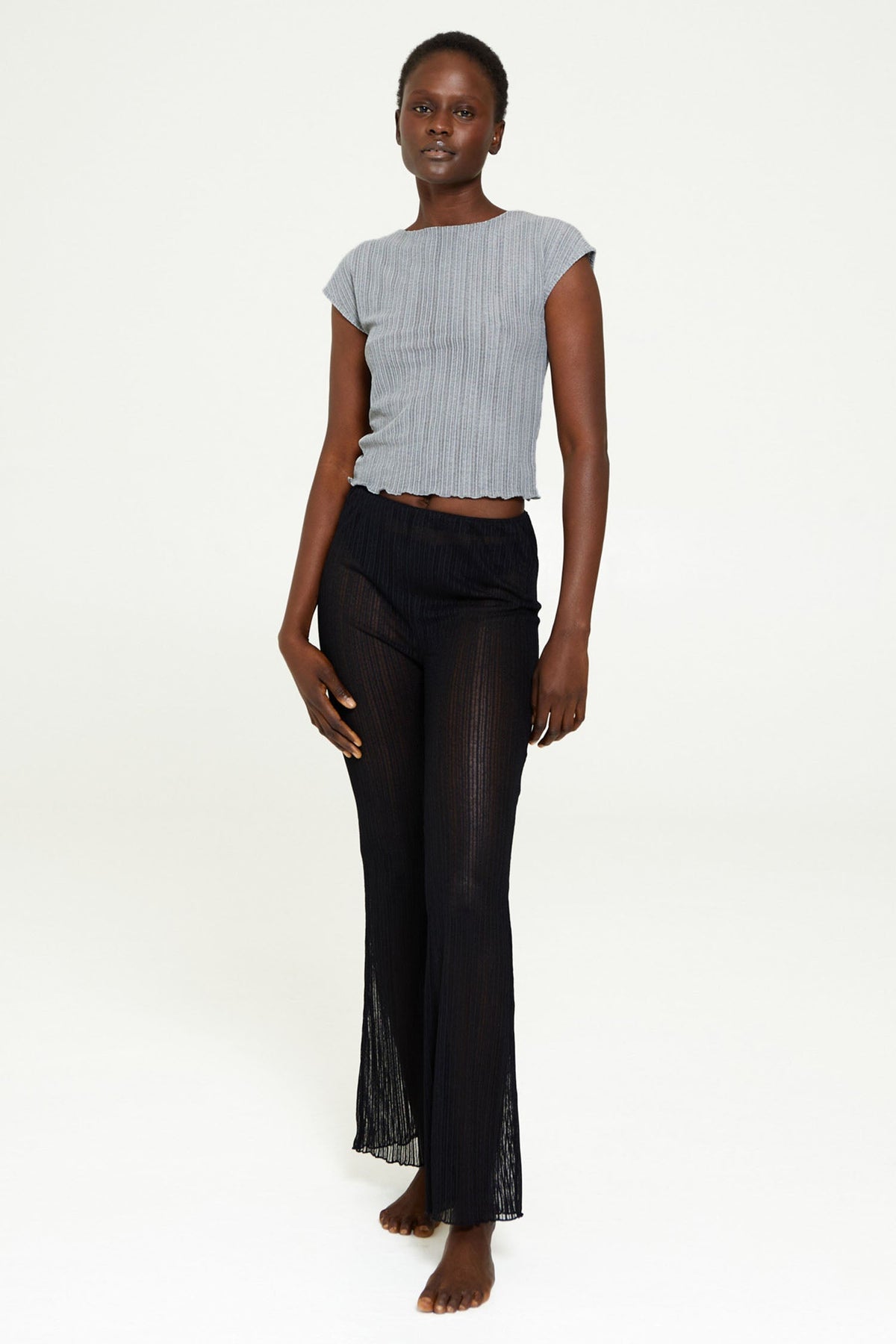 Find Me Now Ribbed Mesh Legging