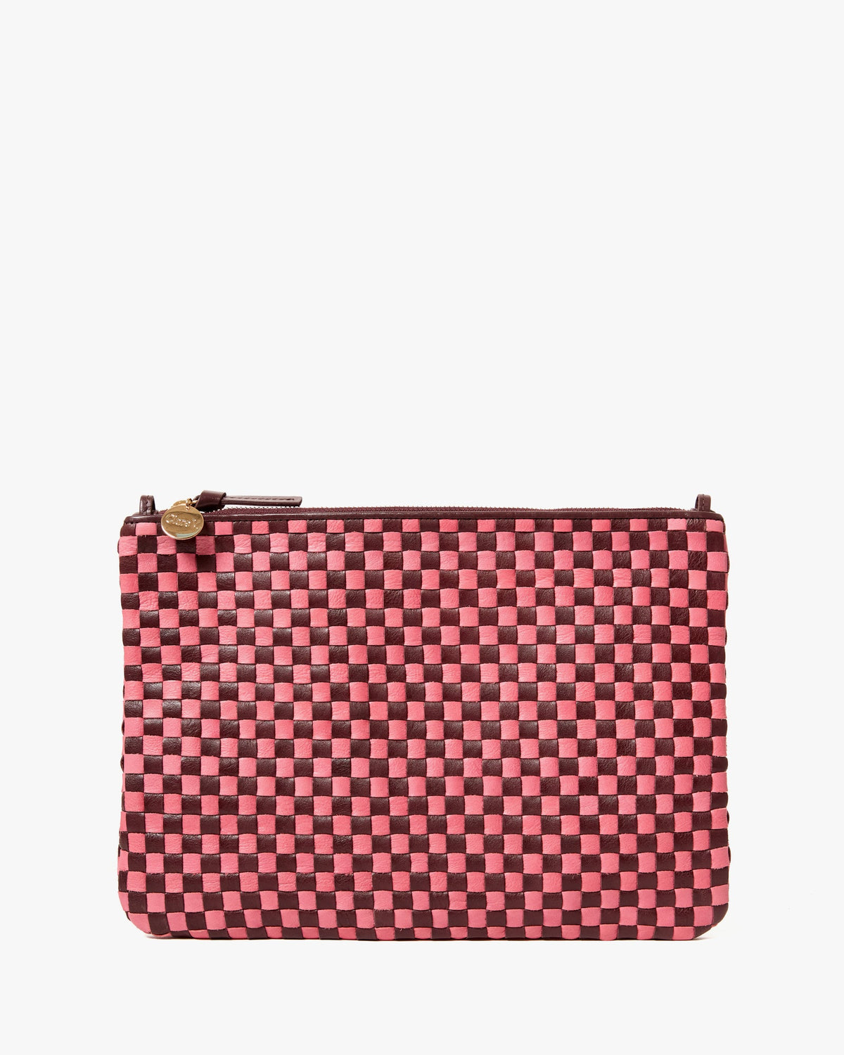 Clare V. Woven Flat Clutch w/ Tabs