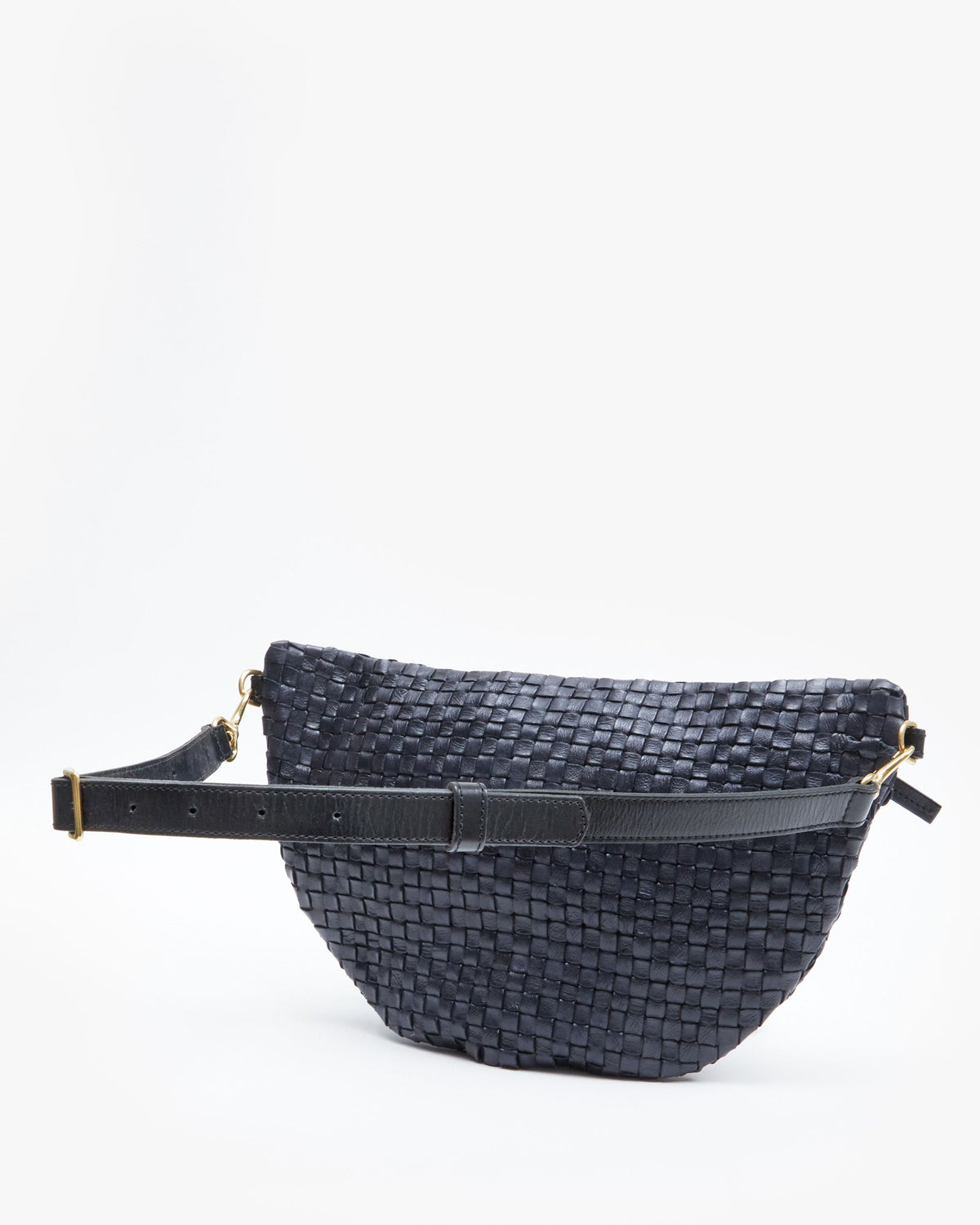 Clare V. Woven Checker Grande Fanny