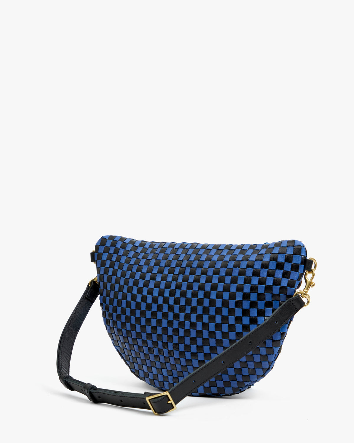 Clare V. Woven Checker Grande Fanny