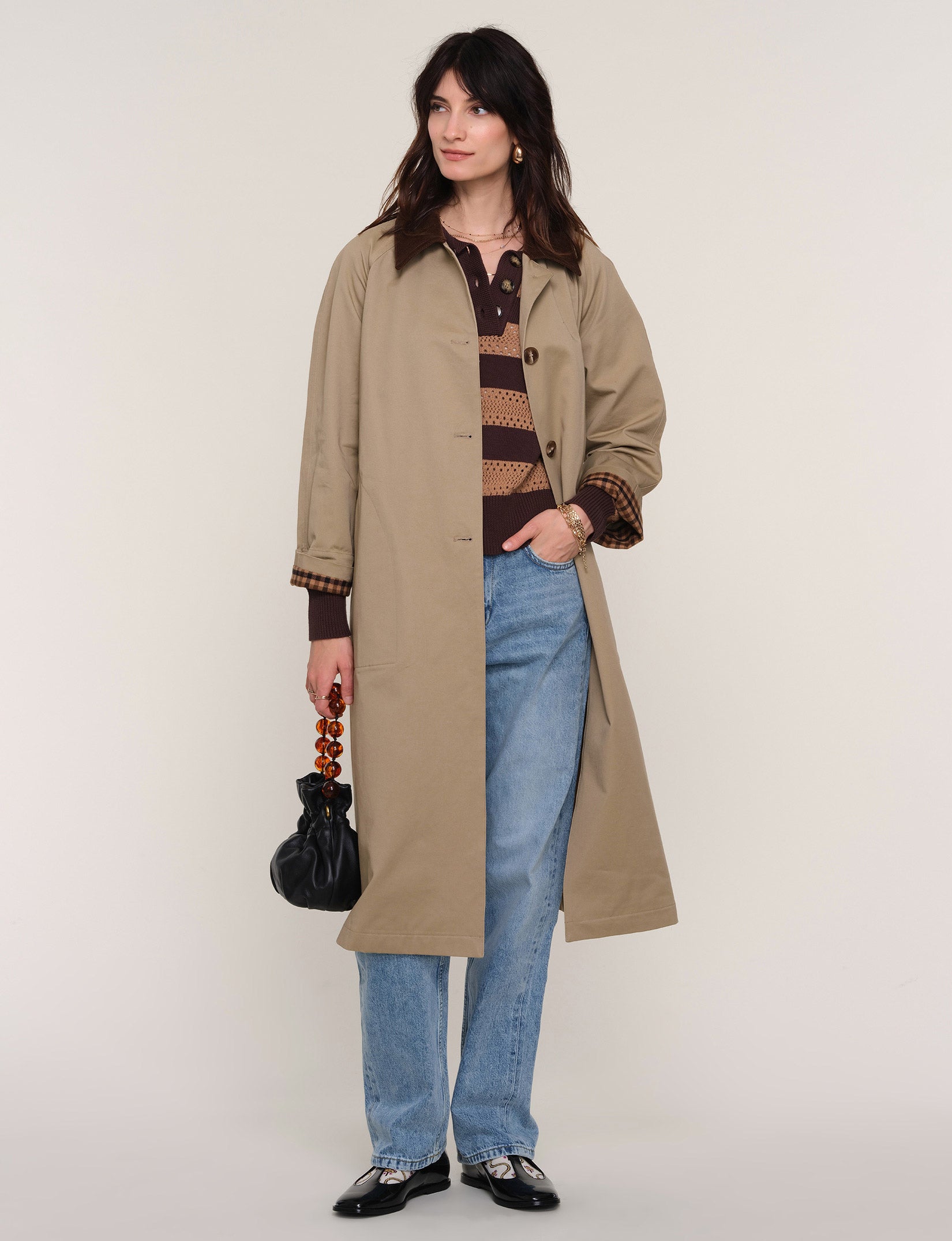 Heartloom Beatriz Trench Khaki