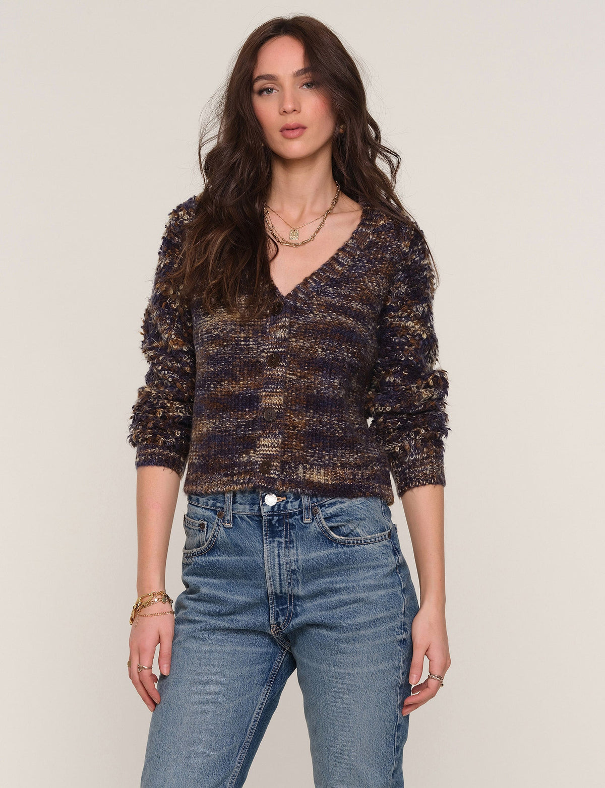 Heartloom Dara Cardi Stormy