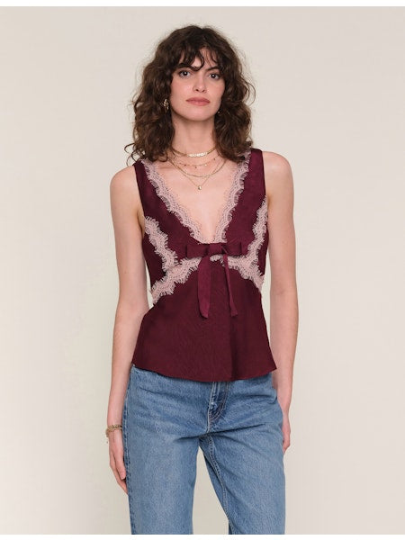 Heartloom Cheryl Top Merlot