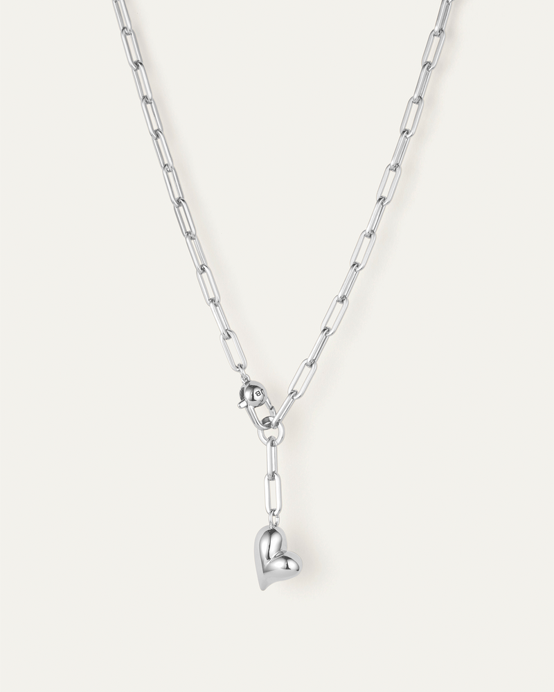 Jenny Bird Puffy Heart Necklace