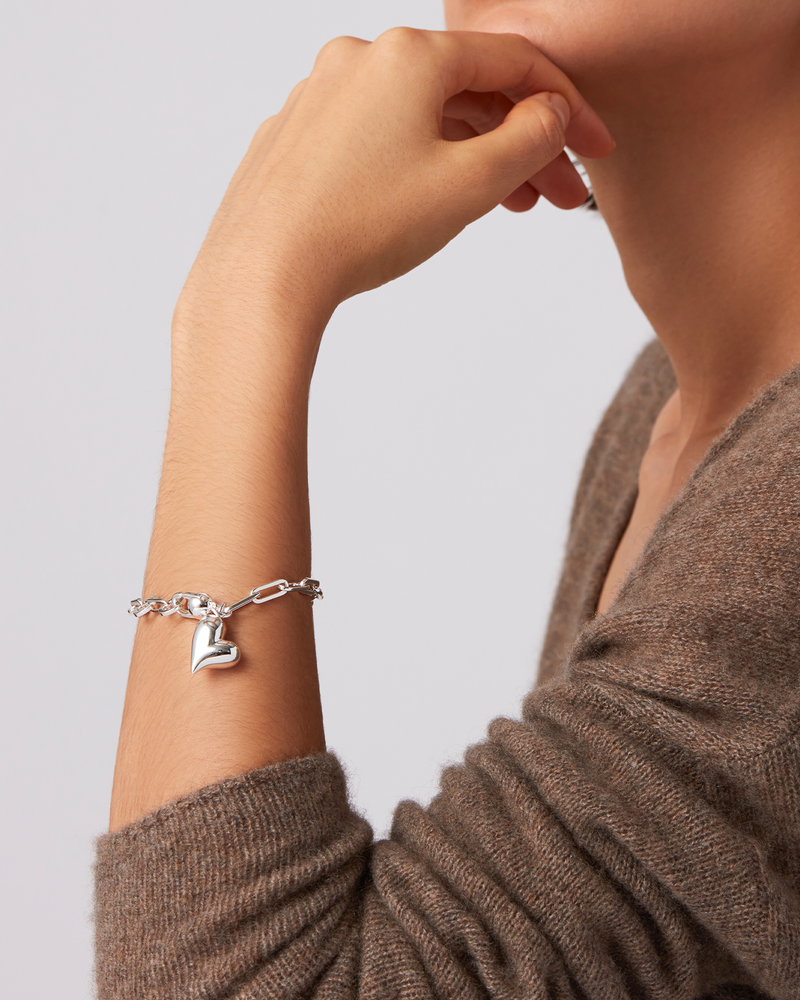 Jenny Bird Puffy Heart Bracelet