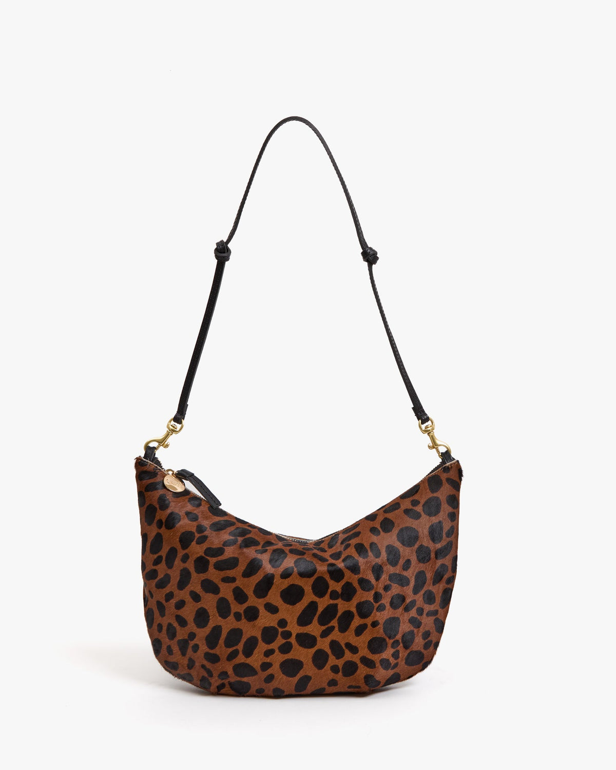 Clare V.  Lune Bag Tan Leopard Hair On