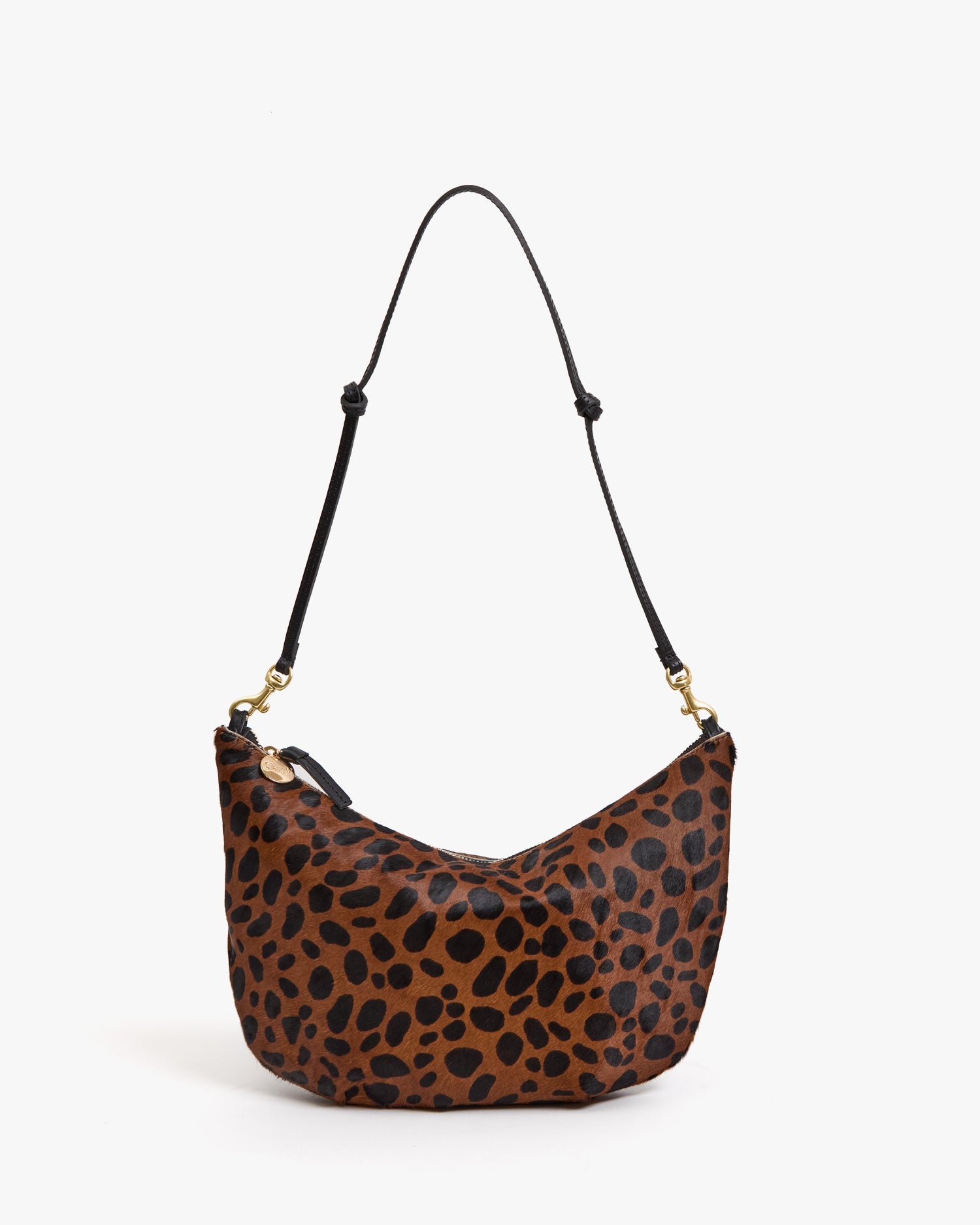 Clare V.  Lune Bag Tan Leopard Hair On
