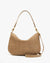Clare V. Moyen Messenger Clay Nappa & Suede Woven Checker