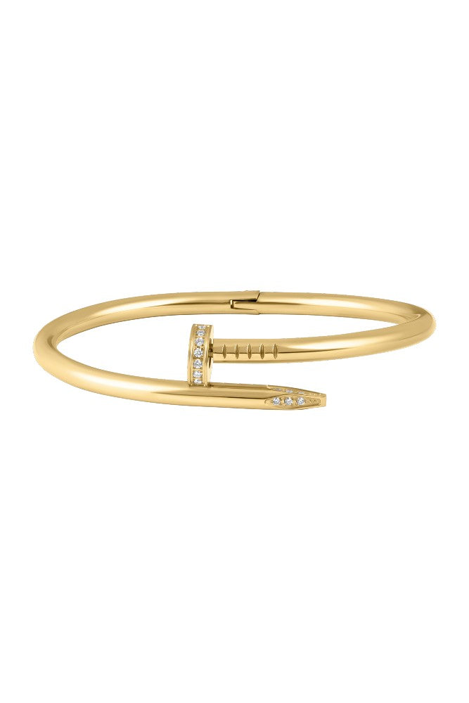 Electric Picks Nailed It Bracelet Gold