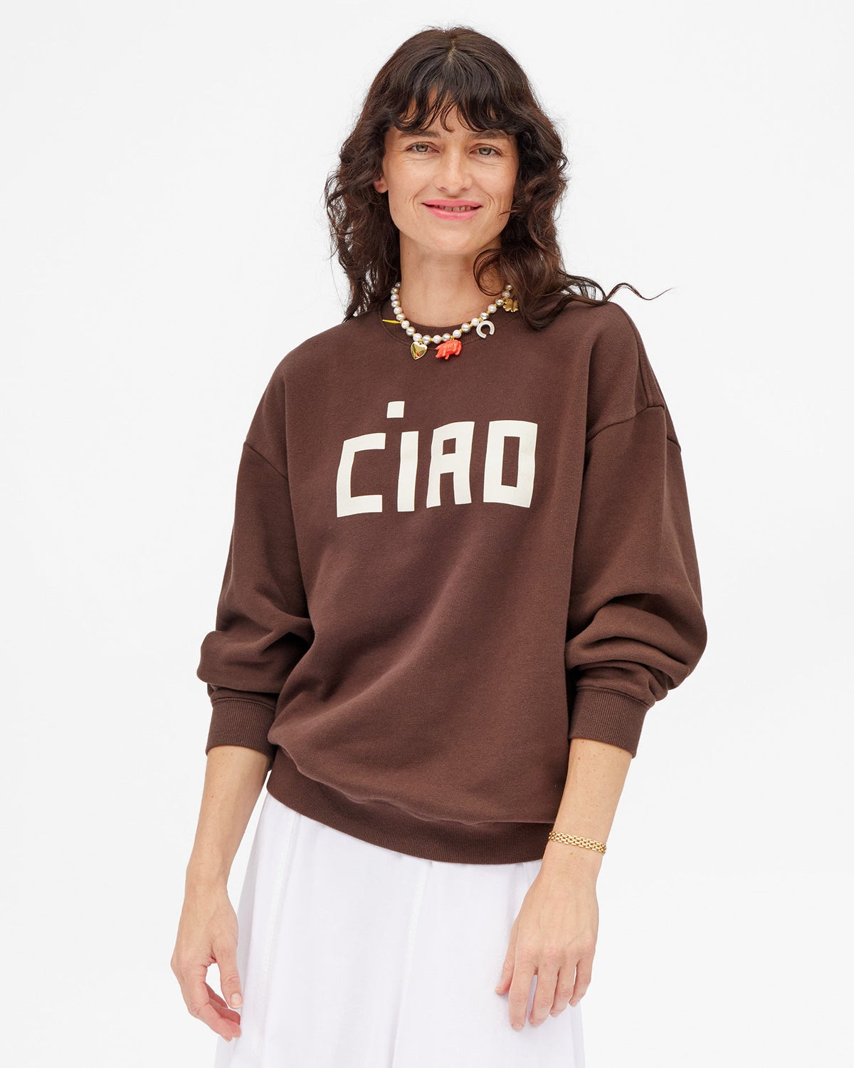Clare V. Ciao Oversized Sweatshirt
