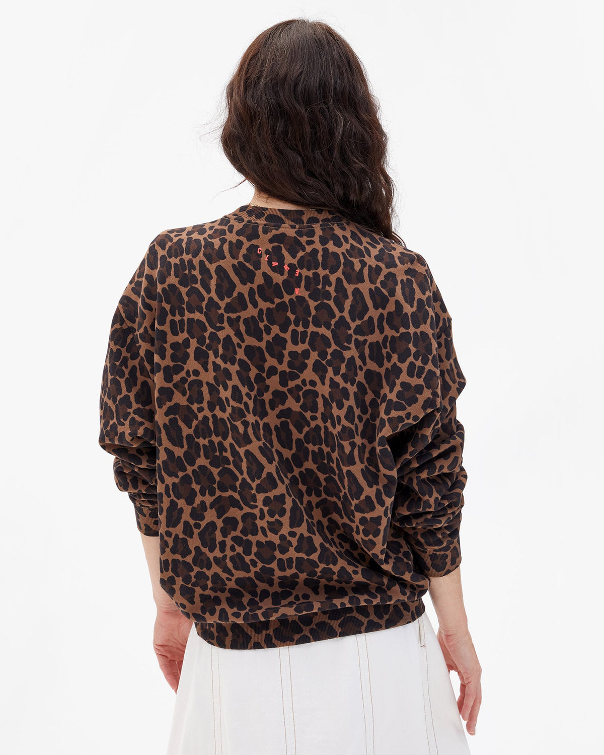 Clare V. Double Jag Oversized Sweatshirt