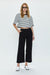 PISTOLA Sophia Wide Leg Utility Ankle in Black