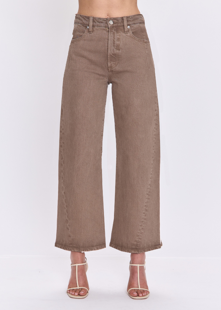 PISTOLA Kyra Ankle Jean in Tannin