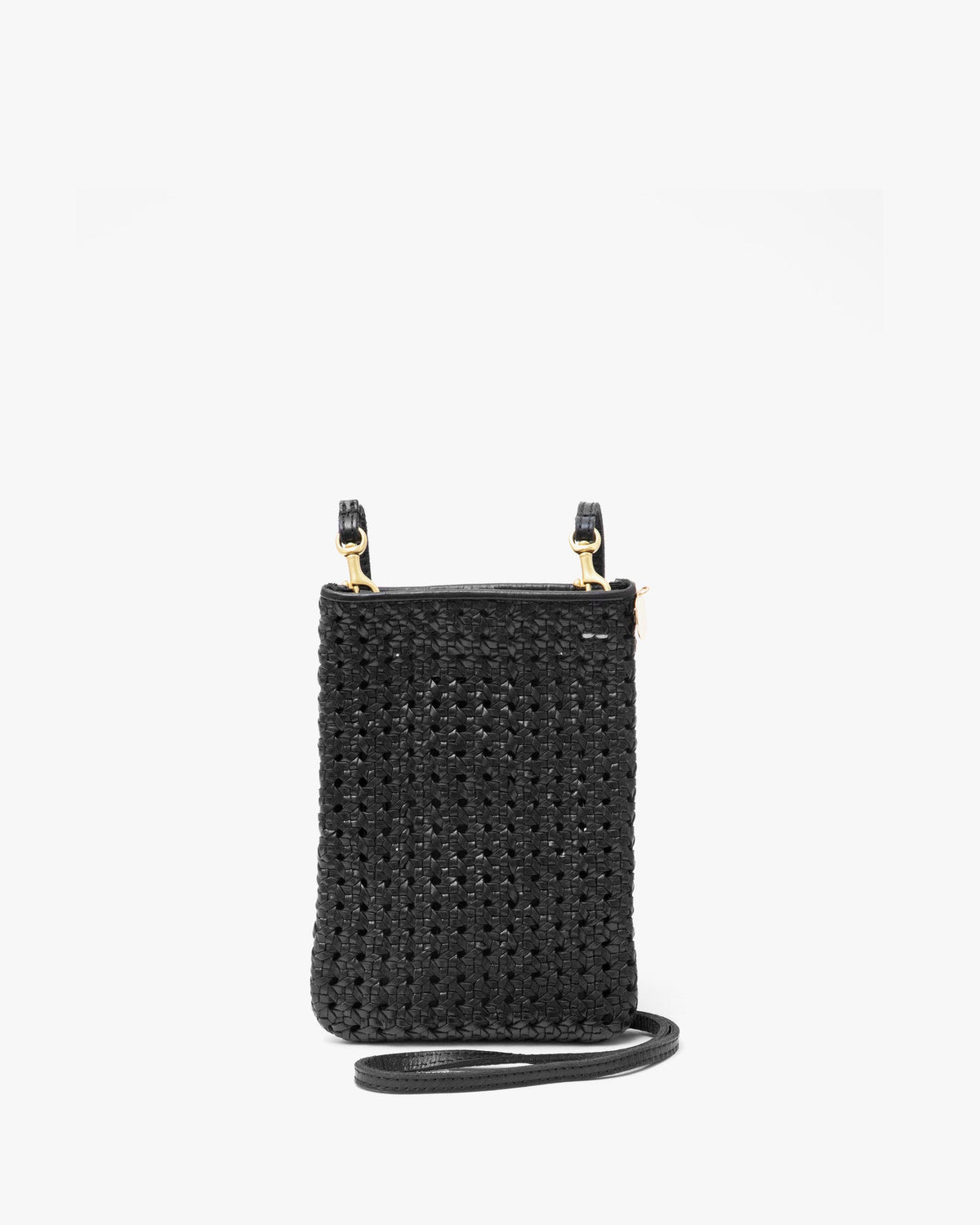 Clare V. Woven Checker Poche