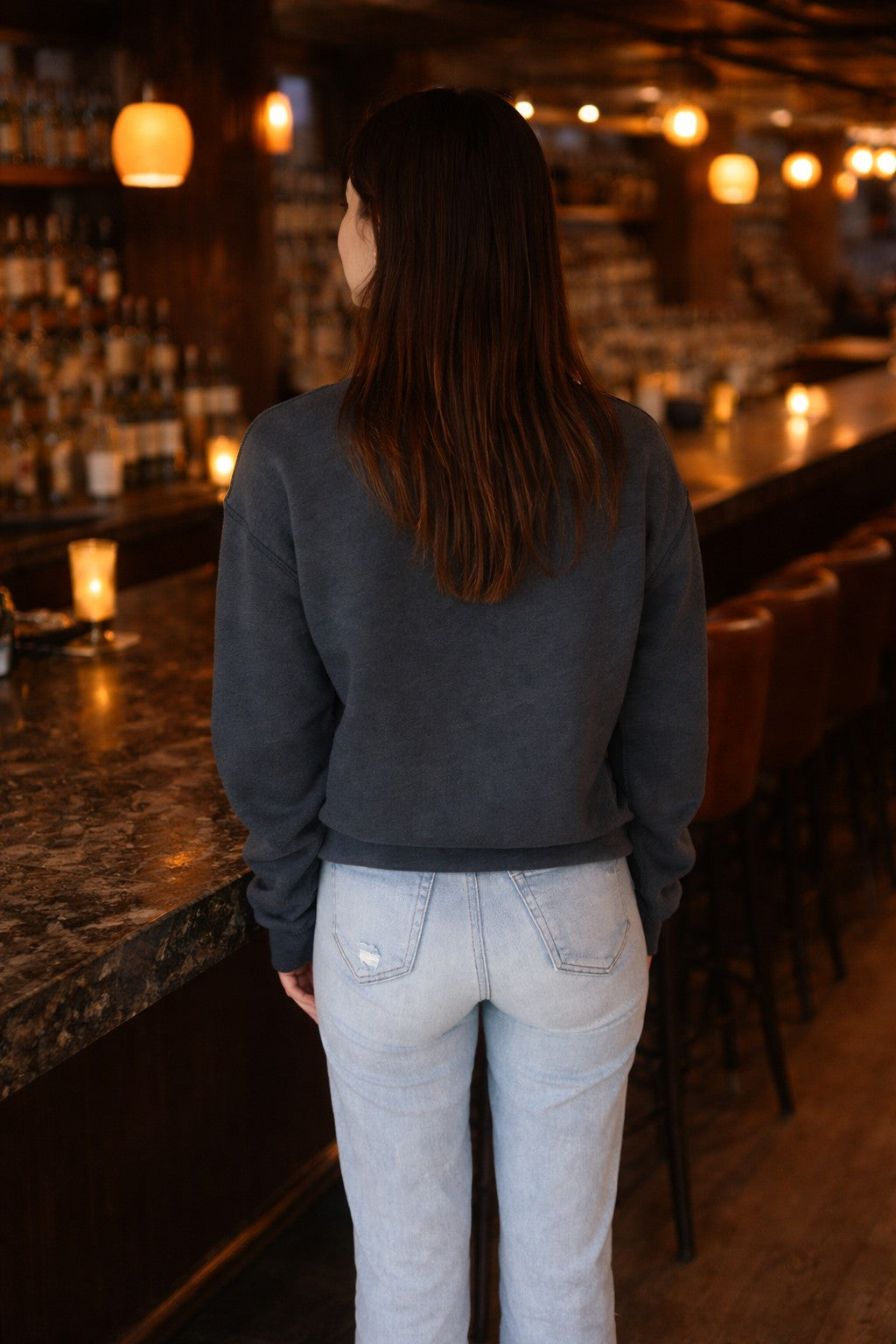 PROJECT SOCIAL T Happy Hour/Hungover Reversible Sweatshirt