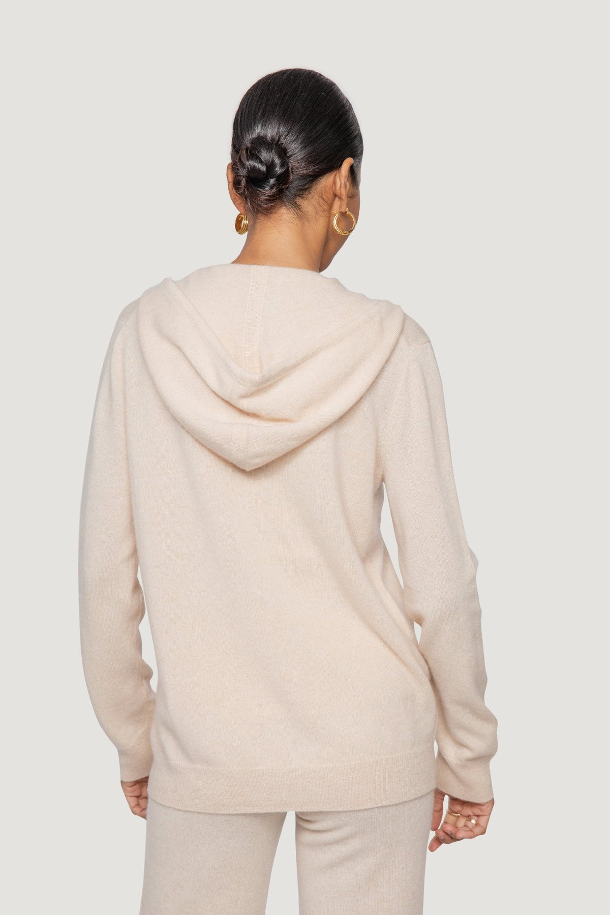 Quinn Cashmere Zip Hoodie